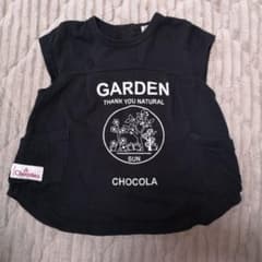 CHOCOLA 黒 GARDEN Tシャツ 110のサムネイル