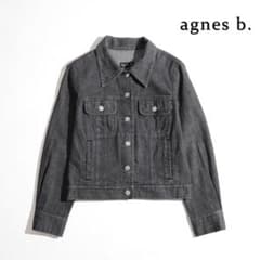 519h*美品 アニエスベー agnes b. ストレッチ デニムジャケット 519h*美品 アニエスベー agnes b. ストレッチ デニムジャケット - メルカリ