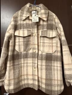 ZARA チェック柄 シャツジャケット XSのサムネイル
