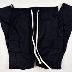b1668✨美品✨【mnml】CARGO DRAWCORD PANTS 黒 M - メルカリ