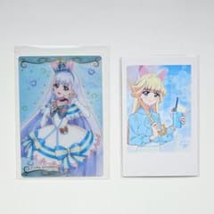 美品 わんぷり キュアニャミー ユキ カード 2枚セットポラショット ウエハースのサムネイル