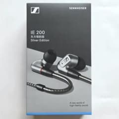 美品】SENNHEISER ゼンハイザー IE200 シルバー 有線イヤホン - メルカリ