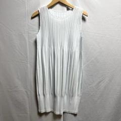 PLEATS PLEASE プリーツノースリーブ ワンピース チュニック