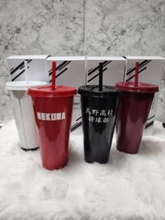 ハイキュー!! スシロー コラボ限定 ストロードリンクカップ 4種セットのサムネイル