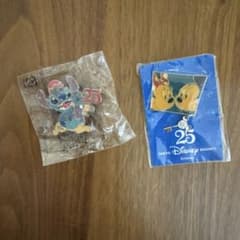 東京ディズニーリゾート 25周年 ピンバッジ 2個セット - メルカリ
