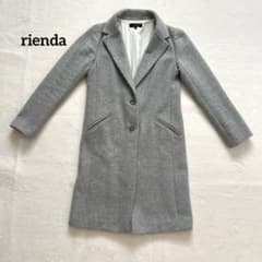 rienda グレー ロングコート Sのサムネイル