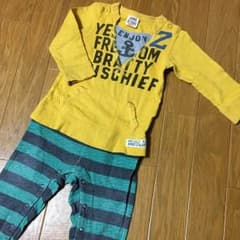 【sato様専用]ジャンクストアー 切替ロンパース80のサムネイル