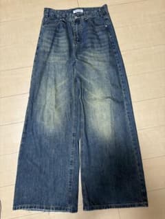 MENES ワイドデニムパンツ　Mサイズのサムネイル