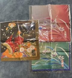 SAITO SANSAI COLLECTION ハンカチ 3枚セット　友禅十二単のサムネイル