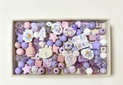ハンドメイド 白黒モノクロパーツ詰め合わせ アクセサリー素材約300mlのサムネイル