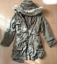 ファー付きモッズコート 平成ギャル y2k 00s グランジ 森ガールのサムネイル