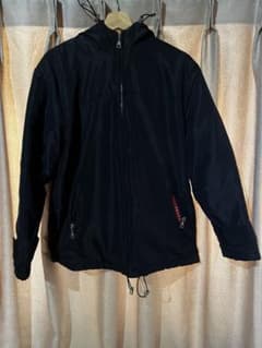 PRADA SPORTS ジャケット フード付き ブラック　Mのサムネイル