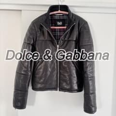 D&G ドルガバ ラムレザージャケット レディース 黒 チェック柄 D&G ドルガバ ラムレザージャケット レディース 黒 チェック柄 - メルカリ