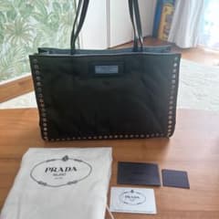 PRADA オリーブグリーン トートバッグ 1BG112 カーキ - メルカリ