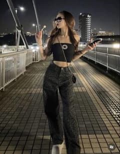 アベイル Shoko×SUREVE レオパード柄パンツ グレー - メルカリ