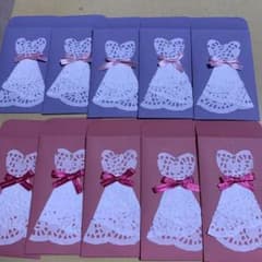 ポチ袋　お年玉袋　女の子　ドレスのサムネイル
