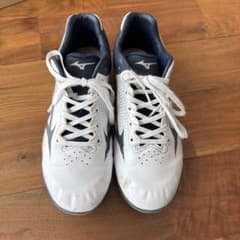 MIZUNO 야구 스파이크 화이트×네이비 24 센치