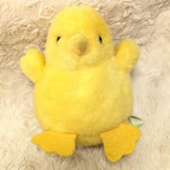レトロ ALFA社製 ヒヨコ ぬいぐるみ 音鳴りギミック正常 希少タグ