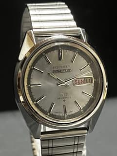 미품! SEIKO 세이코 5 ACTUS 25 돌 자동 권 남성 시계 작동 양호