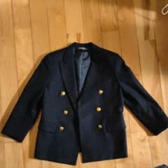 ラルフローレンの子供用ジャです。ケットです。濃紺に金ボタンのサムネイル