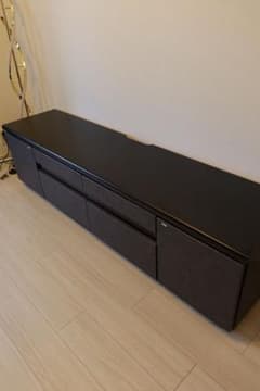 黒のテレビ台 引き出し付き ローボード 【東京インテリア】 - メルカリ