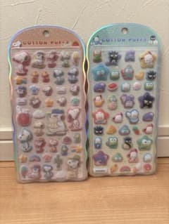 コットンパフィーシール　サンリオ　はぴだんぶい　スヌーピー　SNOOPYのサムネイル