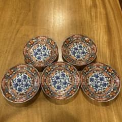 有田焼 南風窯 金彩古伊万里 色絵 小皿 五枚 - メルカリ