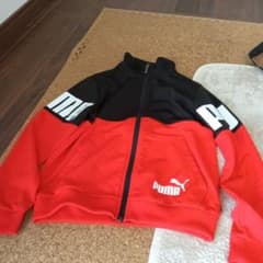 PUMA ジップアップジャケット レッド/ブラックのサムネイル