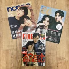 目黒蓮 道枝駿佑 めめみち 雑誌 3冊まとめ売りのサムネイル