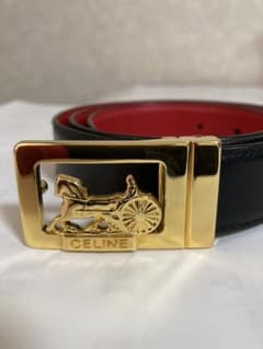 CELINE セリーヌ ベルト 馬車金具 ヴィンテージのサムネイル