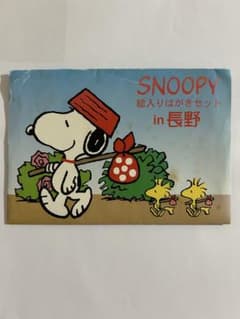 SNOOPY 絵入りはがきセット in 長野 5枚セット スヌーピー ご当地のサムネイル