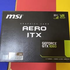 MSI GeForce GTX 1060 AERO ITX グラフ…のサムネイル