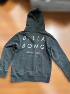 BILLABONG フード付きパーカー 140サイズ ダークグレーのサムネイル