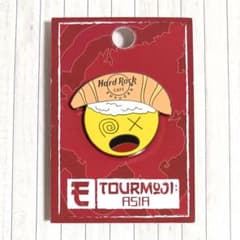 限定品】ハードロックカフェ 福岡 絵文字シリーズ ピンバッジ - メルカリ
