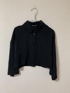 ZARA 7分袖ショート丈トップスのサムネイル
