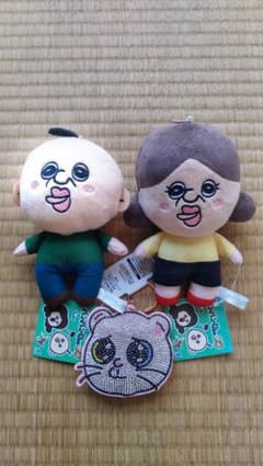 パンパンくんの日常 デフォルメぬいぐるみ 2種セット 匿名配送 おまけ付き