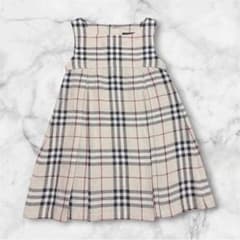【BURBERRY】 ノースリーブ ワンピース チェック柄のサムネイル