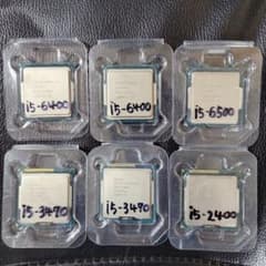 Intel i5 6500.6400×2.3470×2.2400CPU 6個のサムネイル