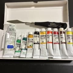 油絵具セット 松田油絵具、Winsor & Newton ペインティングナイフのサムネイル