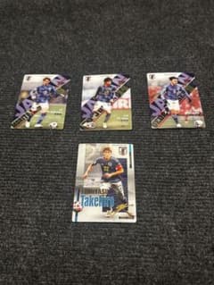 サッカー日本代表 トレーディングカード 4枚セットのサムネイル