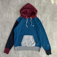 Champion リバースウィーブ パーカー 切替デザイン アメカジ L