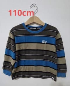XLARGE KIDS ボーダー長袖 ロンT 110cmのサムネイル