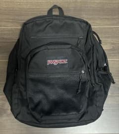 JANSPORT ビッグスチューデント リュック ブラック メッシュポケット 