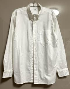 UNIQLO ファインクロス オックスフォードシャツ 白 M 綿100%のサムネイル