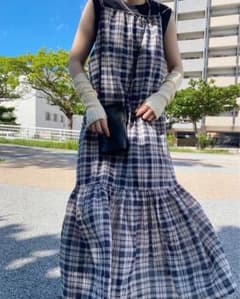 Kastane ティアードチェックキャミワンピースのサムネイル