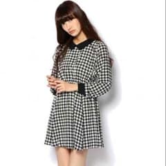 ✱LOWRYSFARM✱ 千鳥柄ワンピースのサムネイル