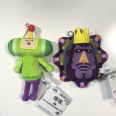 塊魂 カバンに付けられる ぬいぐるみ 王子 王様 2点 バラ売り可能 タグ