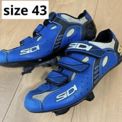 SIDI ビンディングシューズ ブルー 43 自転車 ロードバイク - メルカリ