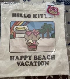 Hello Kitty 日焼けトートバッグ 沖縄県限定のサムネイル