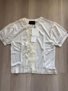 Simone Rocha シモーネロシャ ウール シルク フリル カーディガン